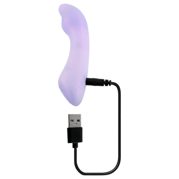 Playboy Euphoria - Genopladelig, vandtæt G-punkt vibrator (lilla)