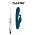 Playboy Rabbit - genopladelig, vandtæt klitorisvibrator (turkis)