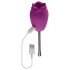 Playboy - vandtæt, genopladelig tunge-vibrator (lilla)