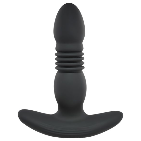 Playboy - analvibrator med stød - genopladelig - sort