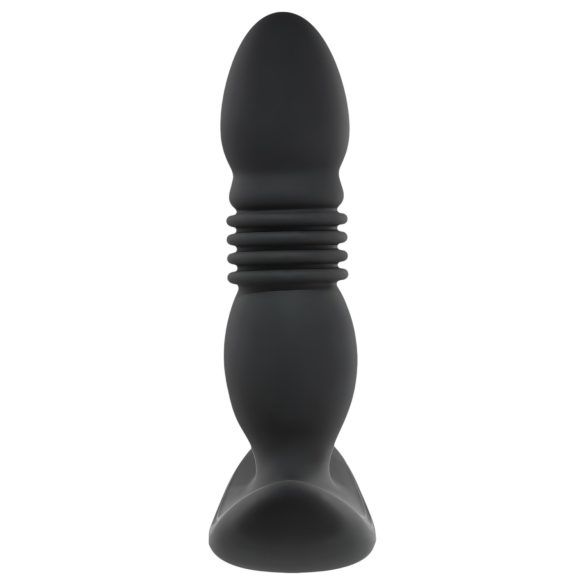 Playboy - analvibrator med stød - genopladelig - sort