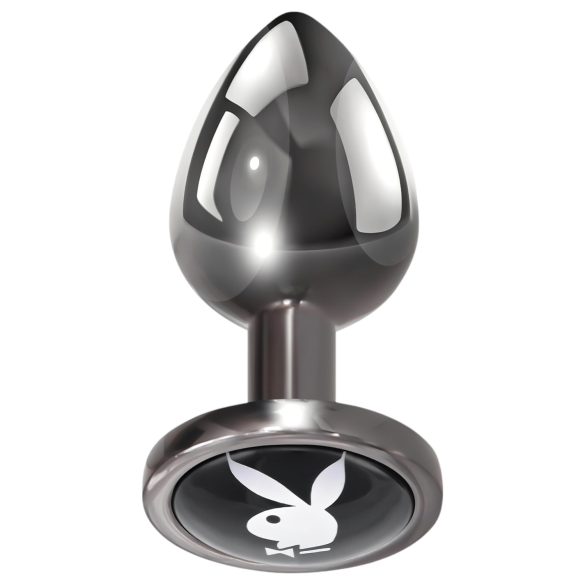 Playboy Tux - lille anal plug (sølv)