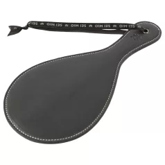 Sei Mio - spanking paddle - rund hoved - sort