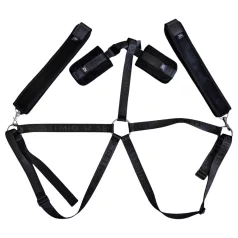 Sei Mio - justerbart bondage sæt - sort