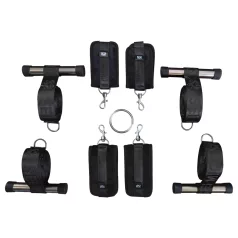 Sei Mio - bondagekryds til dør - sort