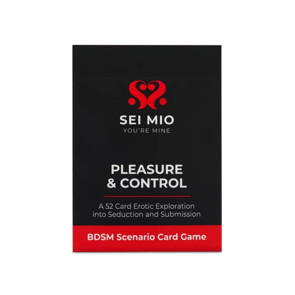 Sei Mio Pleasure & Control - BDSM kortspil (52 kort)