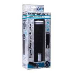   Master-Bot - op/ned bevægelig, blød pigget mund masturbator (sort)