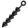 XR Brands - Spades - perlekædet analdildo (sort)