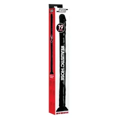 Hosed - analdildo med sugekop - sort - 19 cm