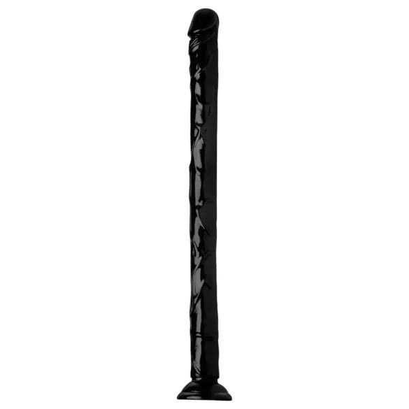 Hosed - analdildo med sugekop - sort - 19 cm