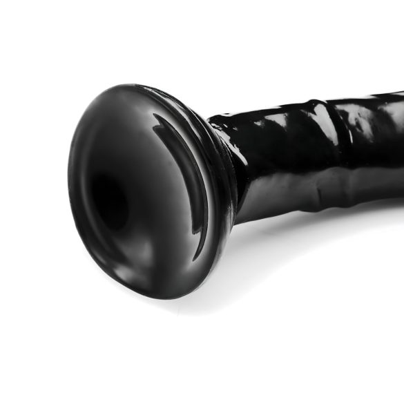 Hosed - analdildo med sugekop - sort - 19 cm