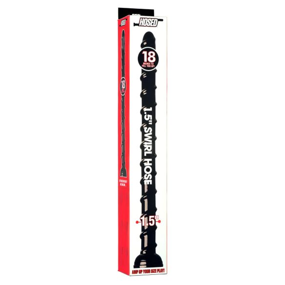 Hosed Swirl Anal Slange 18 - anal dildo (sort)