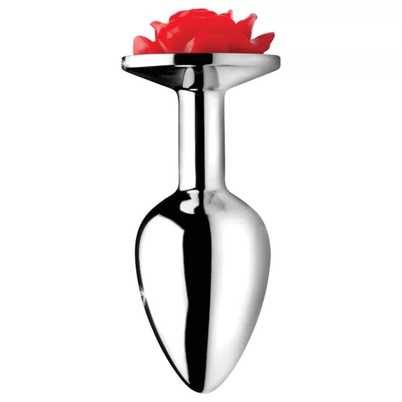 Booty Sparks - rosiformet analplug (sølv)