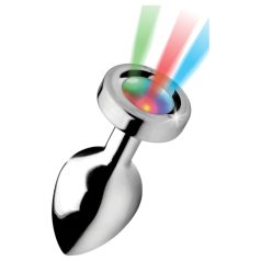 Booty Sparks - analplug med lys - medium - sølv