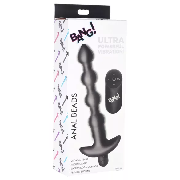 Bang! - genoplad., trådløs analvibrator (sort)
