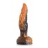 Creature Cocks Ravager - tekstureret silikondildo - 20cm (orange)