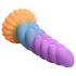 Mystique enhjørning dildo - 21cm (lilla-gul)