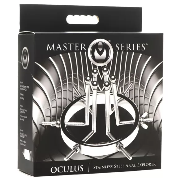 XR Brands Oculus - analplug - rustfrit stål - sølv