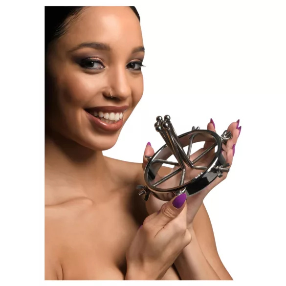 XR Brands Oculus - analplug - rustfrit stål - sølv