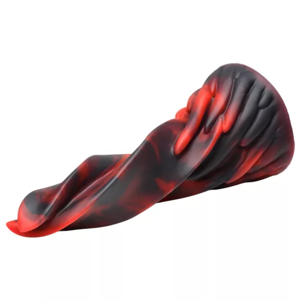 Creature Cocks Hell Kiss - snoet silikonedildo - 19 cm (rød)