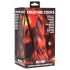 Creature Cocks Hell Kiss - snoet silikone dildo - 19 cm (rød)