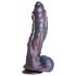Creature Cocks Hydra - dildo - stor realistisk - silikone/lilla - 27cm