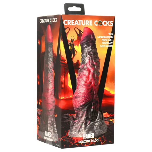 Creature Cocks Hades - dildo - silikon - M - farverig