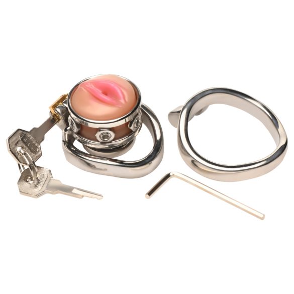 XR Brands - penisbur med kunstig vagina - sølv