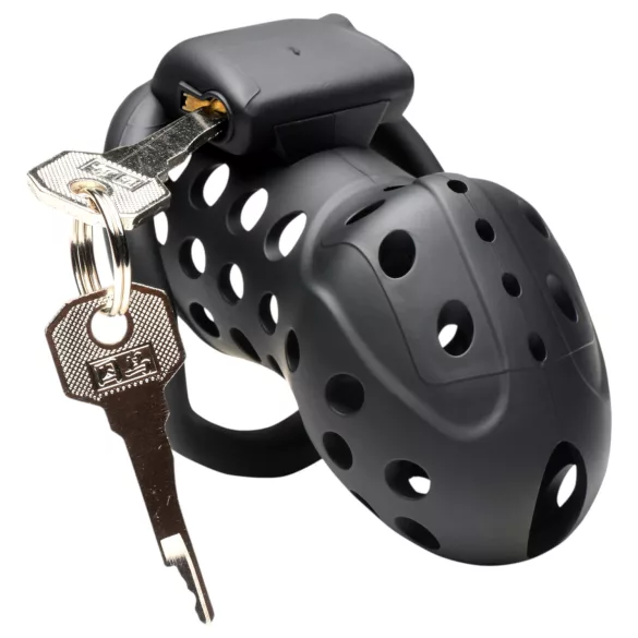 Master Series Lock Down - ventileret penisburet (sort)