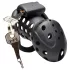 Master Series Lock Down - ventileret penisburet (sort)