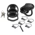 Master Series Lock Down - ventileret penisburet (sort)