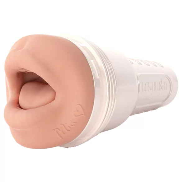 Fleshlight Mia Malkova - realistisk mund masturbator - natur