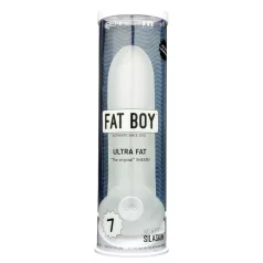  Fat Boy Original Ultra Fat - penishylster - ekstra bred - 19cm - hvid