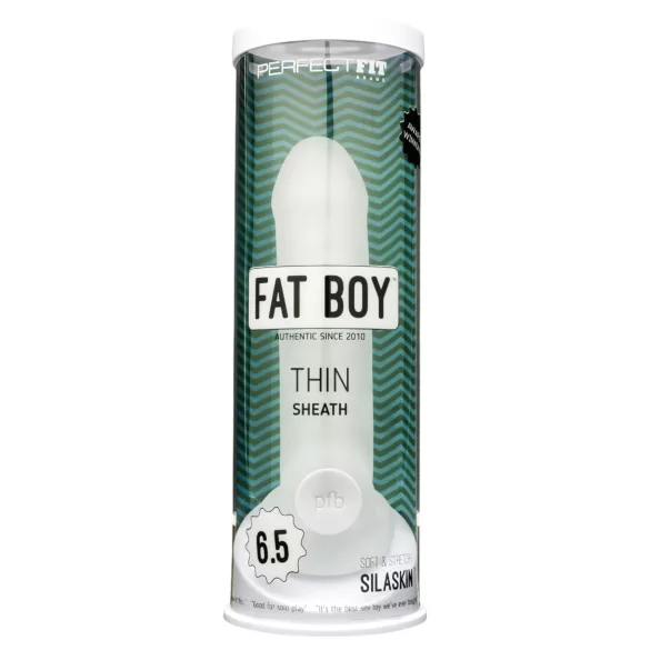 Perfect Fit - Fat Boy Thin - penishylster (17 cm, hvid)