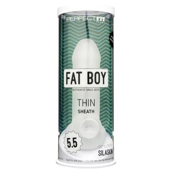 Perfect Fit - Fat Boy Thin - penismanchet (15 cm, hvid)