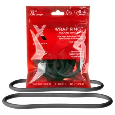 Perfect Fit Slim Wrap 12 - tynd penisring - sort (30cm)