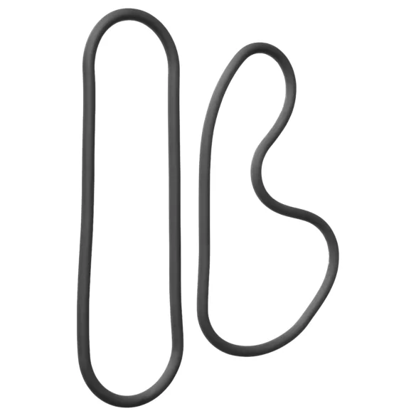 Perfect Fit Slim Wrap 15 - tynd penisring - sort (38cm)