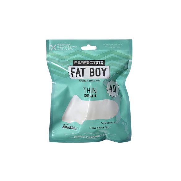 Fat Boy Thin - penishylster - ekstra tynd 10cm - hvid