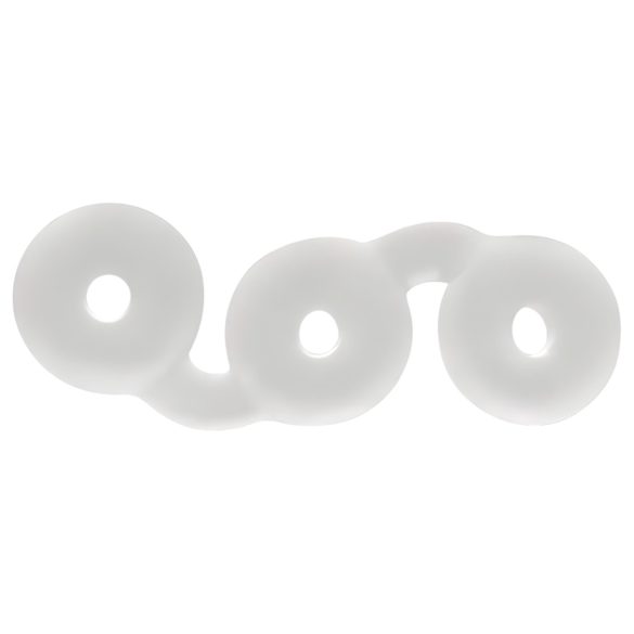 Perfect Fit Triple - penisring sæt - 3 stk - hvid