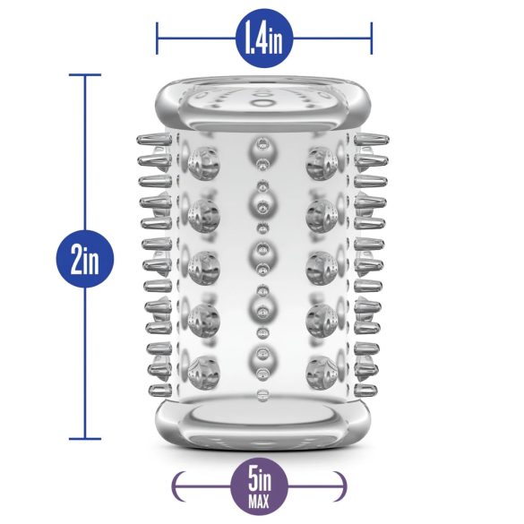 Stay Hard - penismanchet med små pigge - gennemsigtig