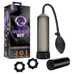 Quickie Kit - penis pumpe sæt - ekstra tykkelse - 4 dele