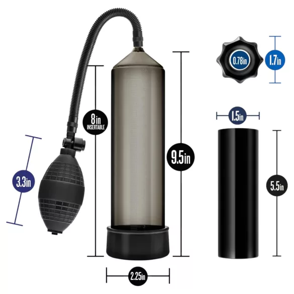 Quickie Kit - penis pumpe sæt - ekstra tykkelse - 4 dele