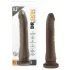 Dr. Skin 8,5 - realistisk dildo med sugekop (brun, 20,5 cm)
