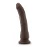 Dr. Skin - dildo med sugekop - realistisk brun - 20,5 cm