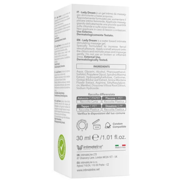 Intimateline Lady Dream - pirrende gel til kvinder (30 ml)