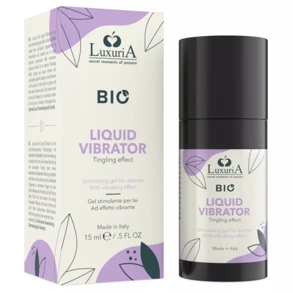 Intimateline Luxuria BIO - flydende vibrator-gel til kvinder (15 ml)