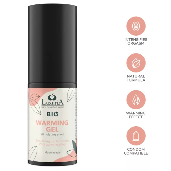 Intimateline Luxuria BIO - varmende stimulerende gel til kvinder (30 ml)