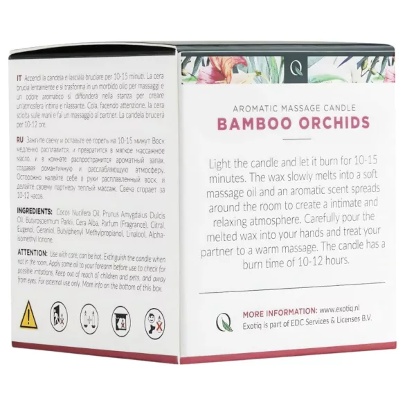 Exotiq Bamboo Orchids - massagelys (60g)