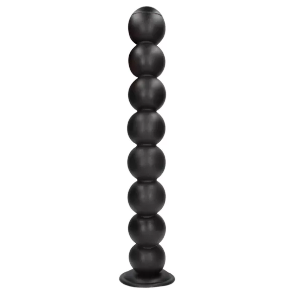 Ouch! Balls of Lust - ekstra stor anal perlekæde (sort) - 55 cm