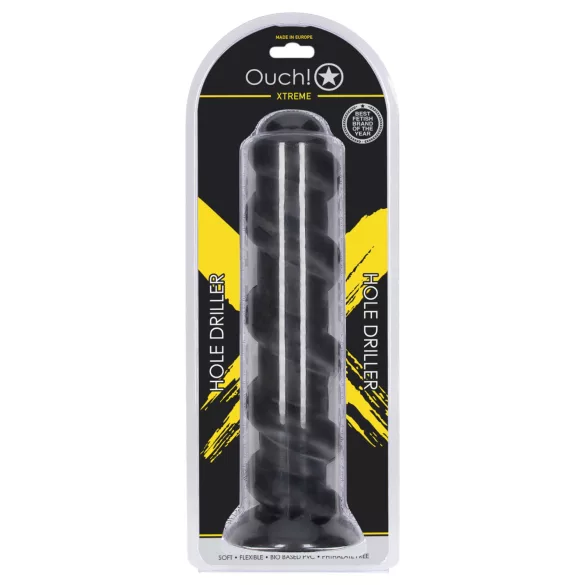 Ouch! Hole Driller - kæmpe anal plug (sort) - 31,5 cm